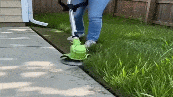 2-in-1 Cordless Grass Trimmer & Edger – Adjustable Height, Dual Safety Switch Seese Tool