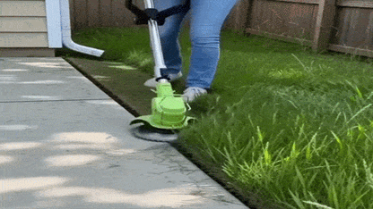 2-in-1 Cordless Grass Trimmer & Edger – Adjustable Height, Dual Safety Switch Seese Tool